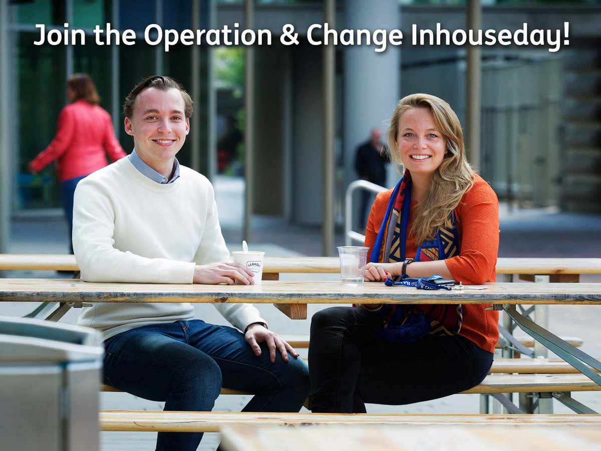 ingnl_werkenbij's tweet photo. Get to know everything about the new Operations &amp; Change #traineeship! Join our #inhouseday on 7 July.  Apply now: https://t.co/1kMqoGoiil https://t.co/bIEy1v1Jjx