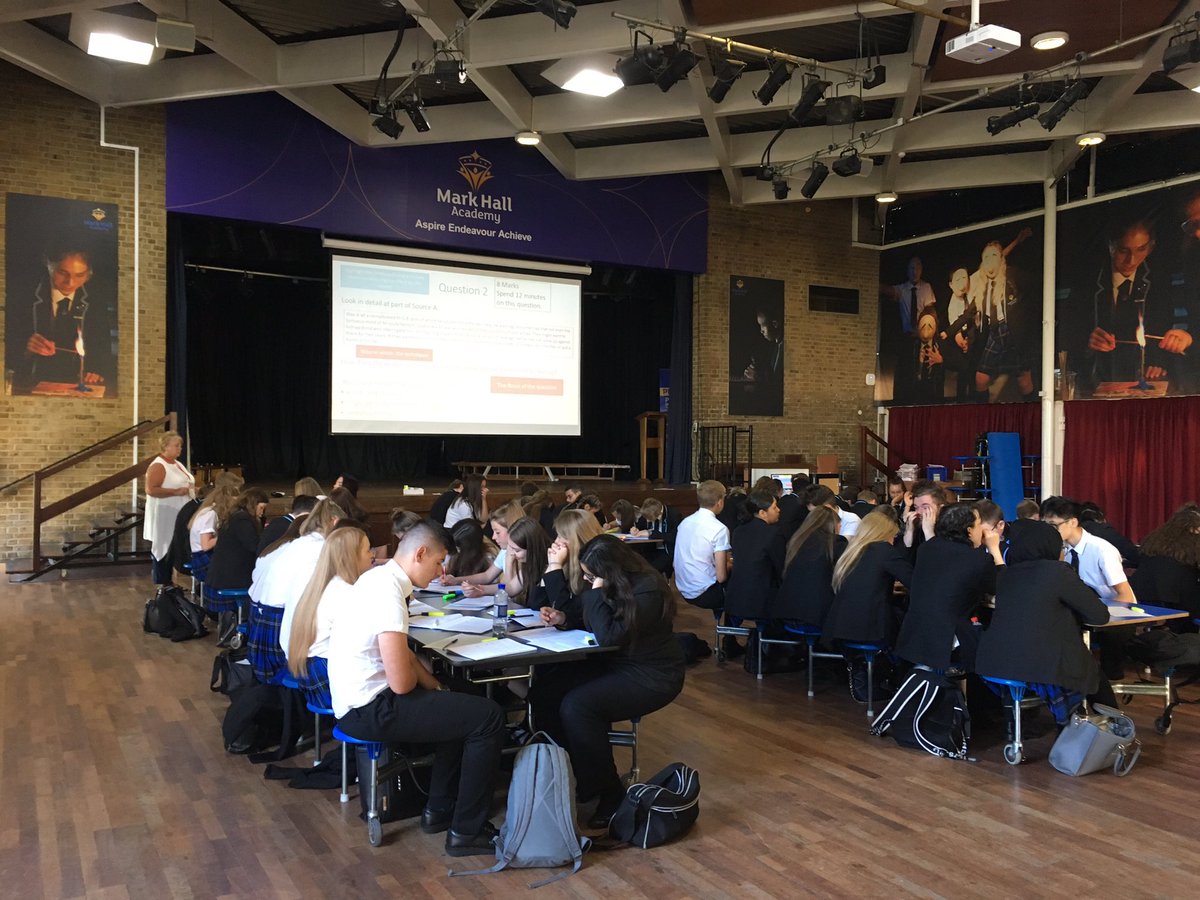 MissPatel_MHA's tweet photo. Year 11 might be gone, but it doesn't mean we stop working! Year 10 pre mock mock! Practise makes perfect. @MHAEnglish @markhallacademy https://t.co/UzodjeaP9a