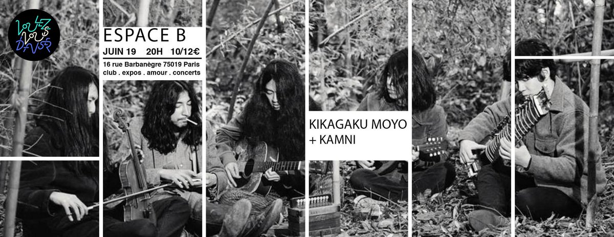 JournalDuJapon's tweet photo. Le #rockpsyche de @kikagaku_moyo sera à découvrir lundi en #live à l'Espace B à Paris.
+ d'infos >> https://t.co/MQ0omwB189 https://t.co/lqEPLAcpu3