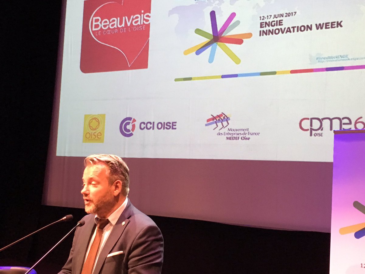 PruvotXavier's tweet photo. Salon de l'innovation btob by @ENGIE_CofelyFR à @villedebeauvais c'est parti, on vous y attend toute la journée #innovweekengie @ENGIEFab https://t.co/pqQcgWMlOE