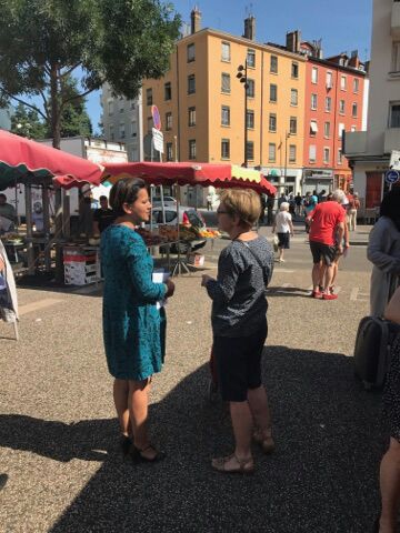 nvb2017's tweet image. Dernière journée de campagne et toujours au plus près des préoccupations des villeurbannais.es. #NousVilleurBanne