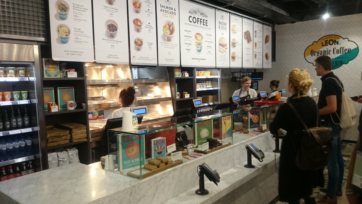 Prachtig concept is LEON. Fast food, maar dan healthy. Topcombi. En natuurlijk heel goed lokaal gesourced ;-) #FSXS