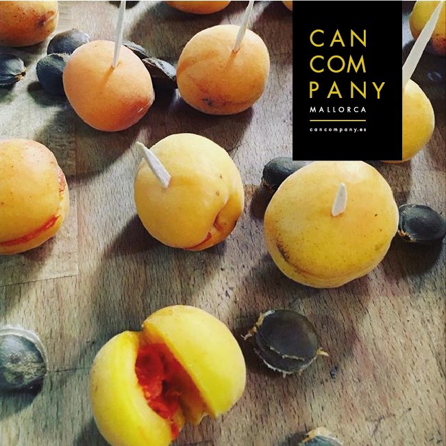 Can_Company's tweet photo. Albaricoques rellenos de sobrasada. ¿Quién se comería ahora uno? 
#CanCompany #albaricoques https://t.co/Gb1jPzADyU