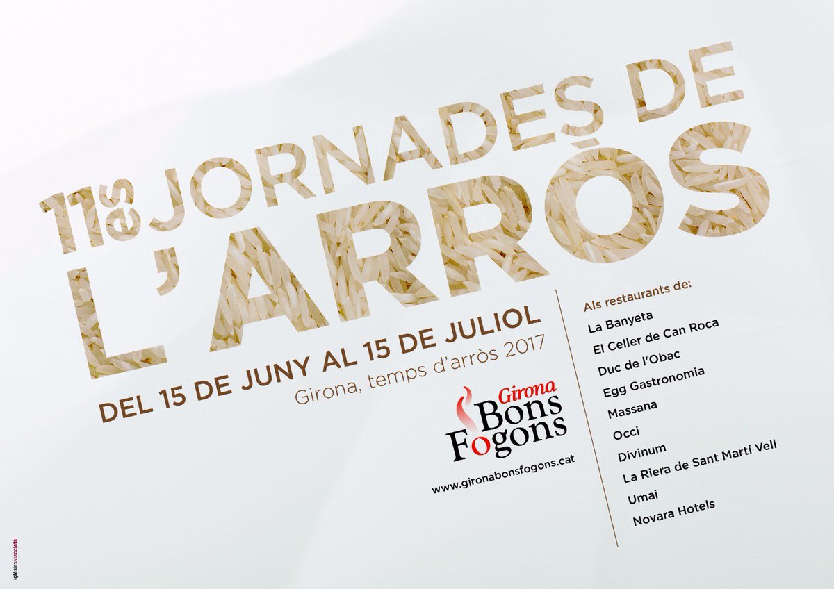 Girona_Cat's tweet photo. Els Jardins dels Alemanys són l’espai privilegiat per presentar enguany les Jornades de l’Arròs,que tindran lloc del 15.06 al 15.07 a Girona https://t.co/AiEJjAEcFY