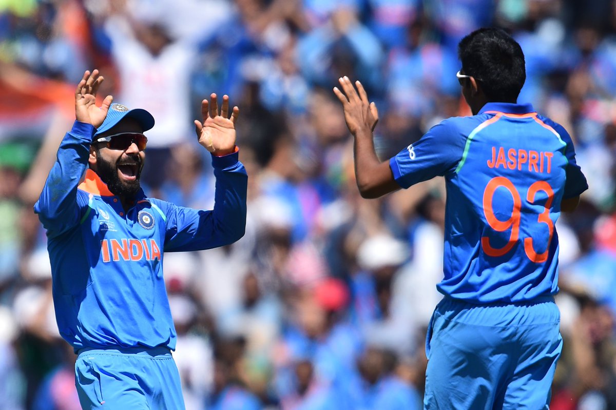 While the batsmen have shone for India at #CT17, <a href="/imVkohli/">Virat Kohli</a> has lauded his opening bowlers as 'outstanding'

bit.ly/KohliINDBowling