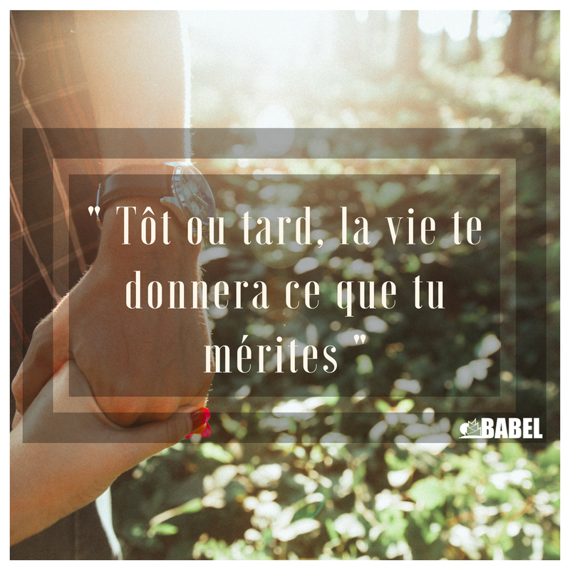 Babel Livechat Regle N 4 La Vie Te Donnera Ce Que Tu Merites Tchat Love Citation Citationdujour Citationamour Penseedujour Quotes Quotesoftheday T Co Mrlrfhbr2x Twitter