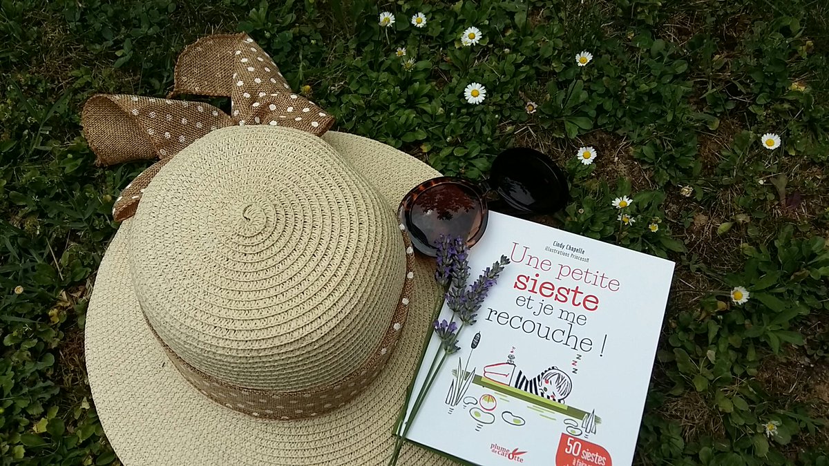 Plumedecarotte's tweet photo. L'indispensable de l'#été Une petite #sieste et je me recouche ! 50 siestes à tester #slow #nature #CarpeDiem #livre https://t.co/eo9CUuOqPW https://t.co/SfeKINitFy