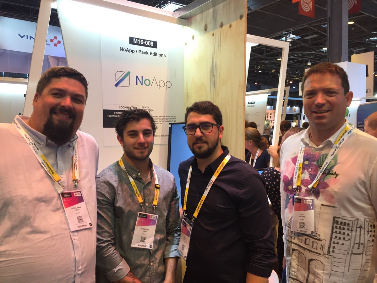 NoApp_FR's tweet photo. Toute l'équipe est réunie pour @VivaTech ! https://t.co/Rt2SdGDJoS
