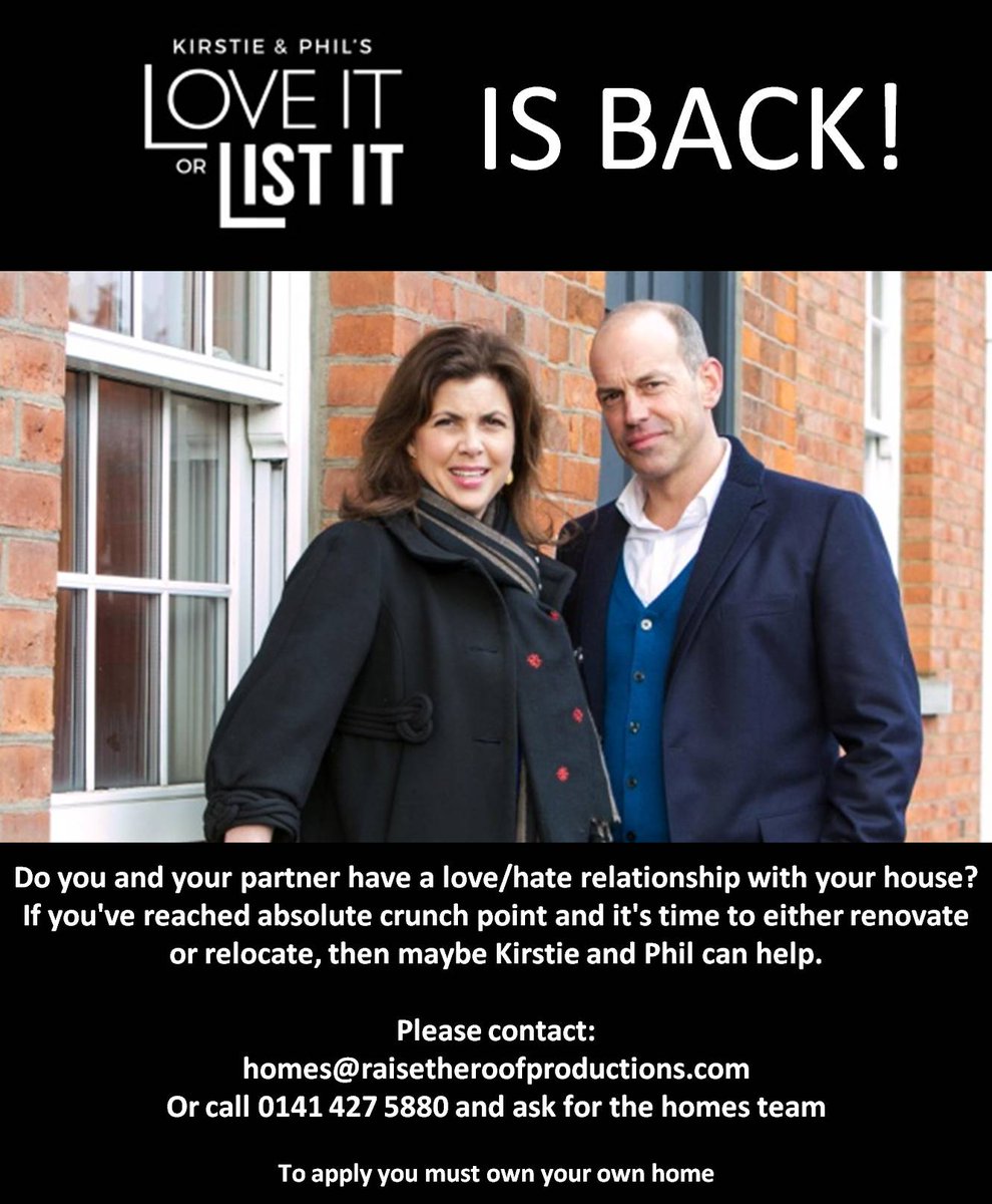 LoveitListitUK's tweet photo. @YourSteyning Love It or List It is back! We're looking for families in West Sussex who are unsure whether to #renovate or #relocate! Apply! https://t.co/31lC47UxQN