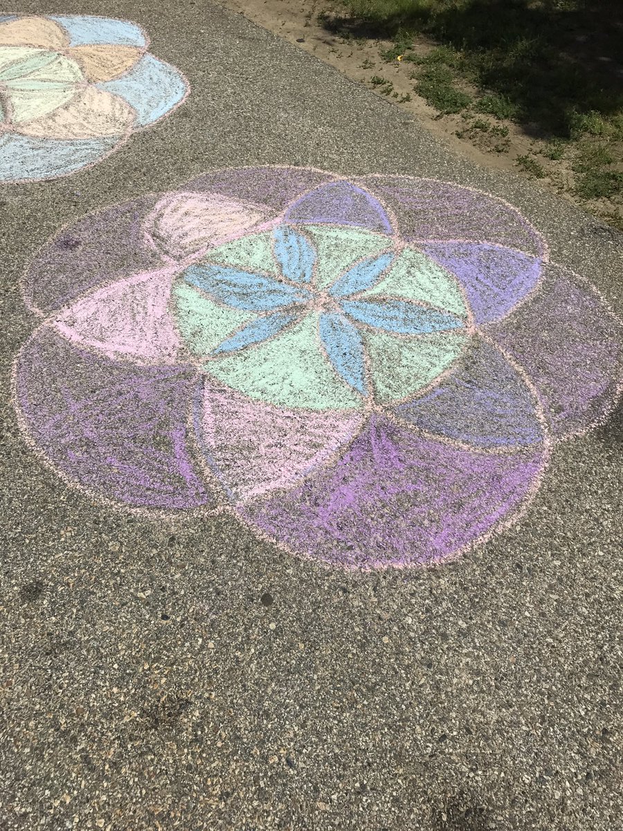 WilmHSMath's tweet photo. #MathCreativity Ms Bouyer's 8th grade class #Mandalas https://t.co/wzRB94YKpJ