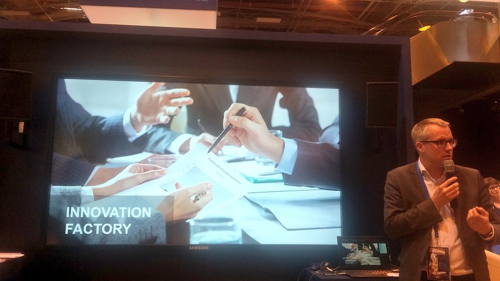 KPMGInnoLab's tweet photo. [Direct] G. Bérard @KPMG_France "Pas d'idée, pas d'#innovation" #VivaTech #HelloOpenWorld https://t.co/VUmUNLbjwv