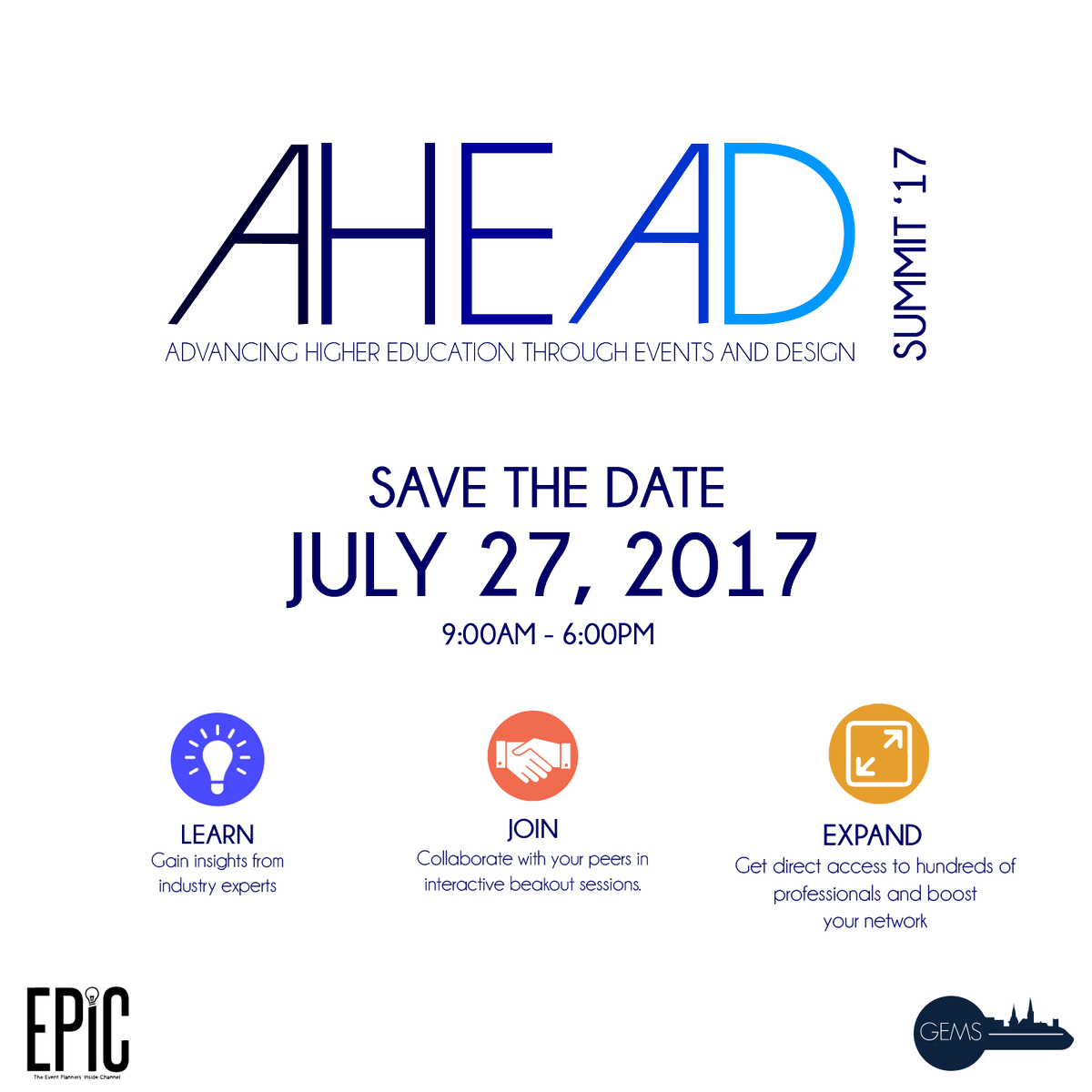 A whole world of opportunities lies AHEAD. Click aheadsummit.strikingly.com to register. #aheadsummit17 #eventplanningpros #dc #eventpros