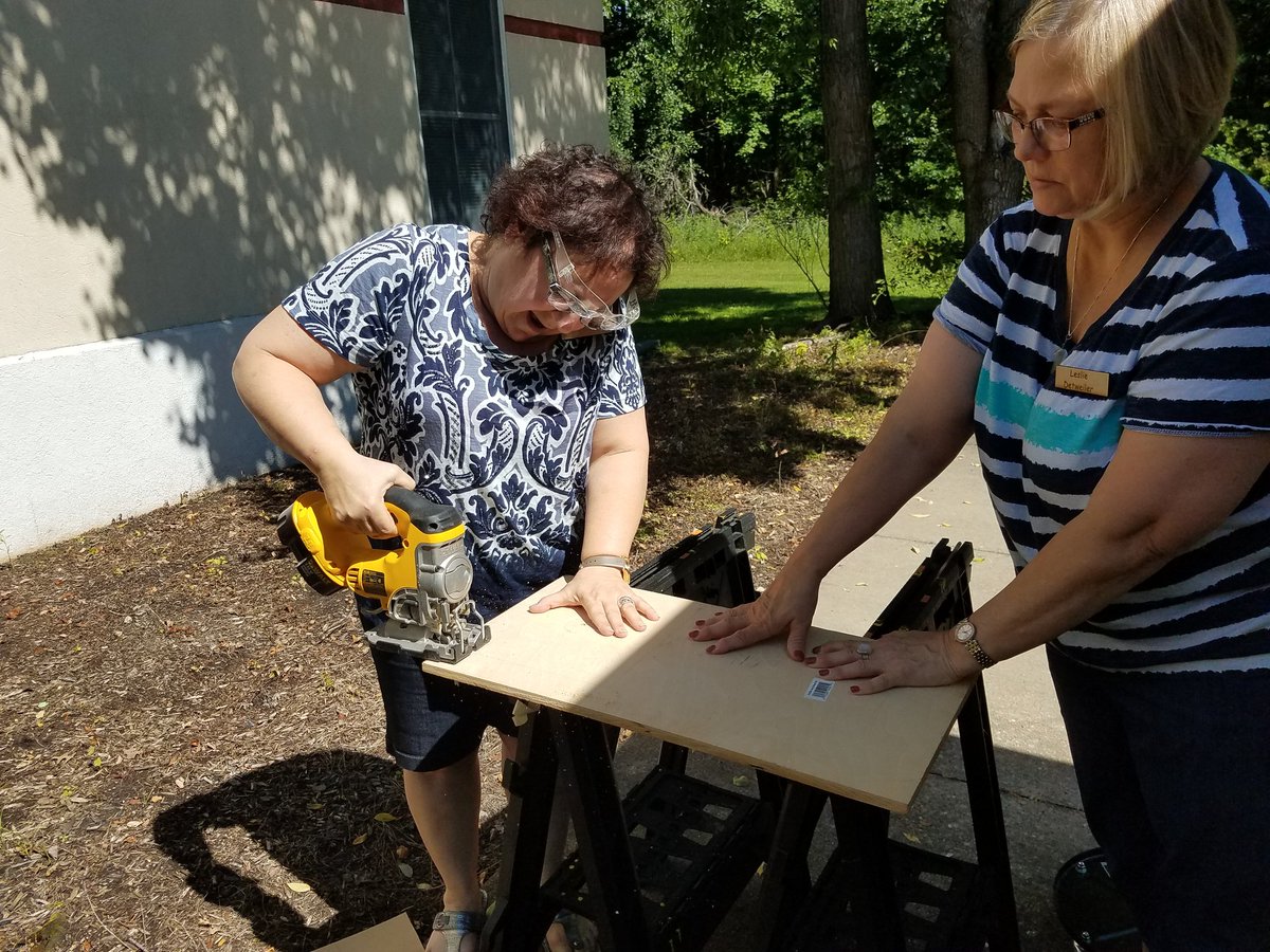 JoeSlifka's tweet photo. So. Much. #MAKING! This is #PD! #PBSMAKERS #professionaldevelopment #HandsOn #WishEveryDayWereLikeToday #TeachTheFuture https://t.co/8NIqJixFfx