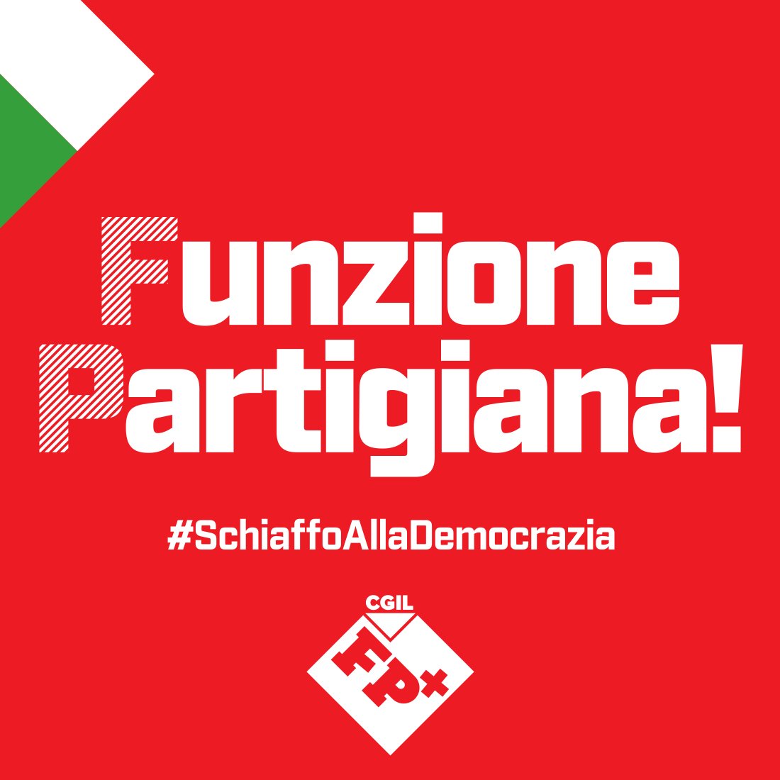 FpCgilNazionale's tweet photo. ✋ Respingiamo lo #SchiaffoAllaDemocrazia
#RISPETTO per Lavoro, Democrazia, Costituzione
Ci siamo: #effepiù è Funzione Partigiana❕
A domani❗️ https://t.co/z1umYsTCqc