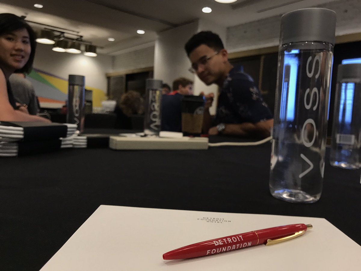 hackerfellows's tweet photo. The #hackerfellows have just touched down to the @DetroitFdnHotel for a #techfancy #AWS #bootcamp with @AmazonMarketPl. Thank you #danimal! https://t.co/Q0E8JSEcDb