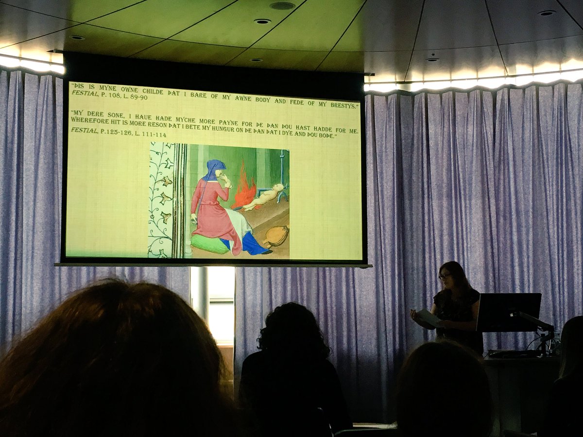 Loving #LAMPSCon2017!  <a href="/Teddy_Joan/">Joanna Witkowska FSA Scot</a> on #cannibalism: "they were already dead when the crusaders decided to eat them, so could've been worse"