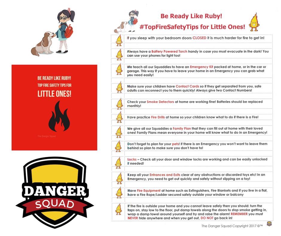 dangersquaddies's tweet photo. NewsBulletin โผ๏ธ๐
Our Fire #TopTipsFactsheet now outโผ๏ธ๐ฅ
#TopTips #FireSafety #LessonsForLittleOnes #Print&LearnAtHome #TheDangerSquad ๐จ๐๐๐โ ๏ธโ https://t.co/zlXuuBU7qG