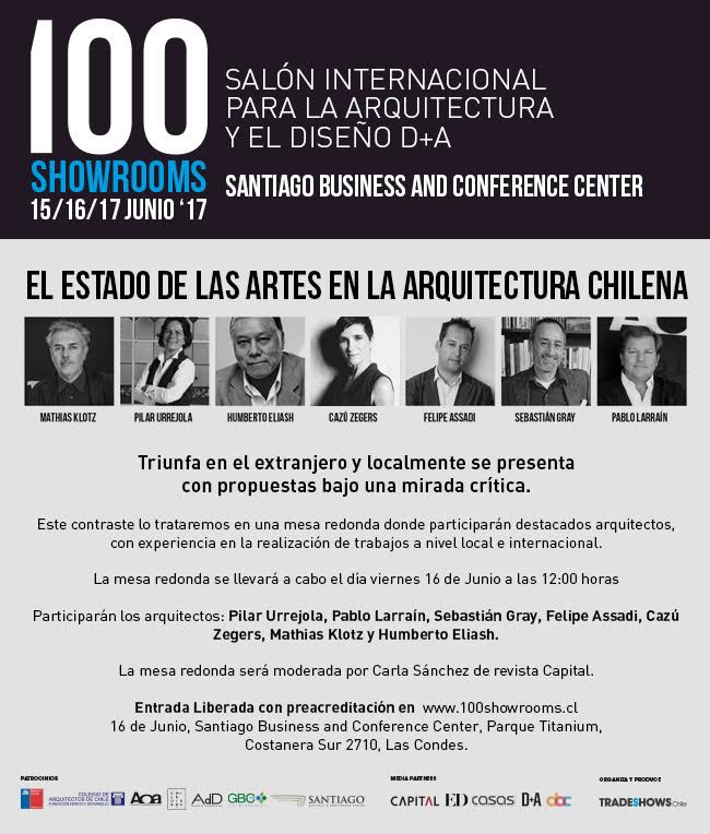 100showrooms's tweet photo. Están todos cordialmente invitados a la Feria de Arquitectura y Diseño más importante del país #100Showrooms @EAUSS_Santiago @FaupUcen https://t.co/GcvQYtR6z9