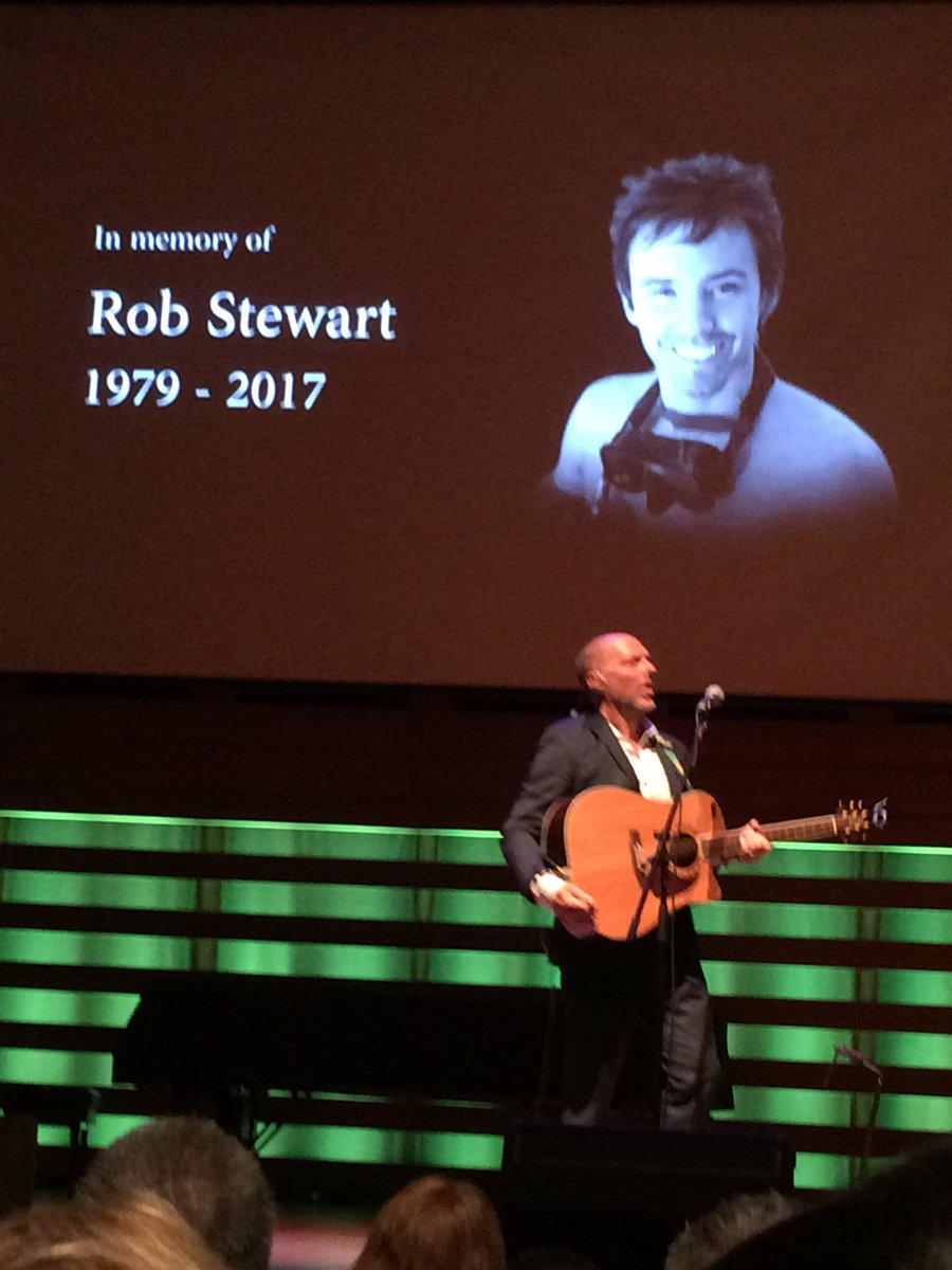 JonGauthier's tweet photo. Was great hearing @reallesstroud talk & hearing him sing this morning! @ideacity & tribute to #RodStewart as well #ideacity #Chaideacity https://t.co/YuLiYojmlF