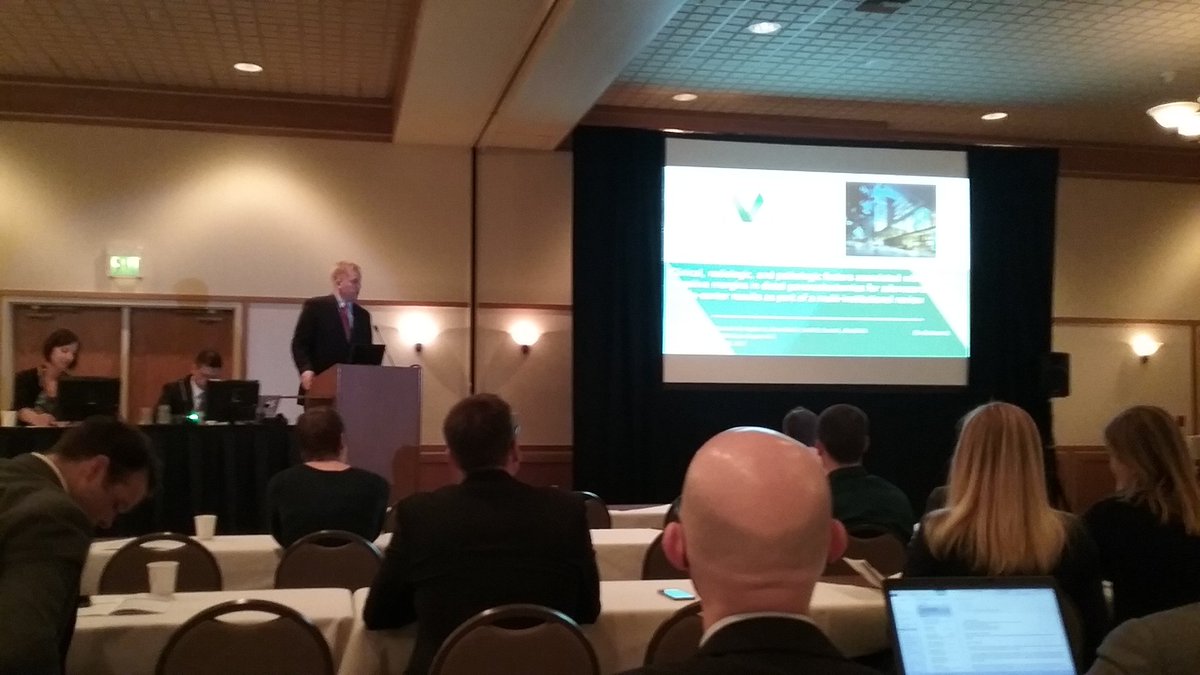 #WAORACS mtg in Chelan, WA @VirginiaMason surgery resident, Ryne Marshall, presents on obtaining neg margins in distal panc ca