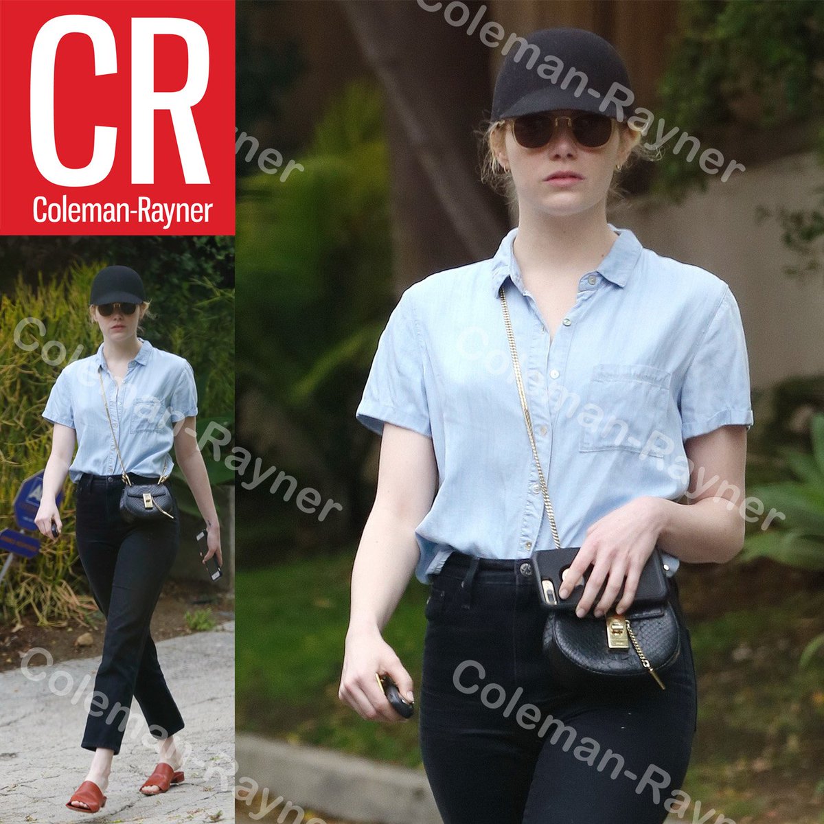ColemanRaynerLA's tweet photo. Emma Stone steps out with a $1,650 Chloe designer purse as she tries to go incognito in LA. #emmastone #chloehandbag #lalaland #sunnies https://t.co/bCEQ2jGNE9