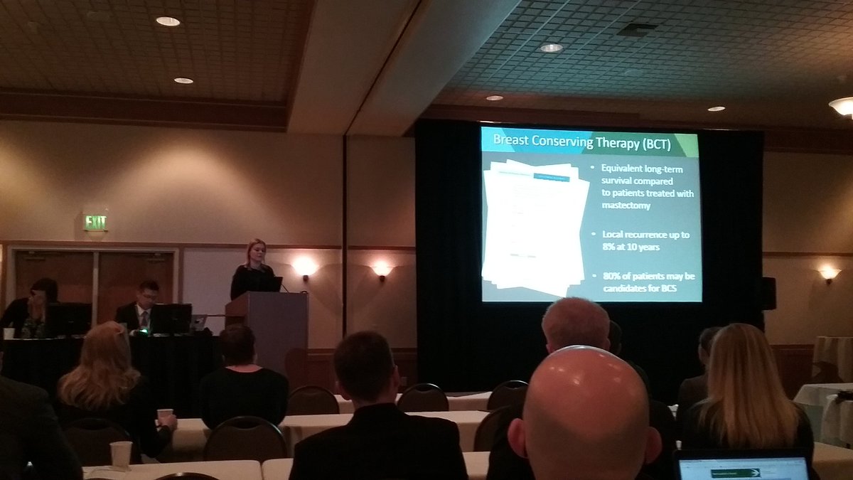 #WAORACS mtg @VirginiaMason surgery resident, Angelina Crown, presents research on IORT for breast cancer