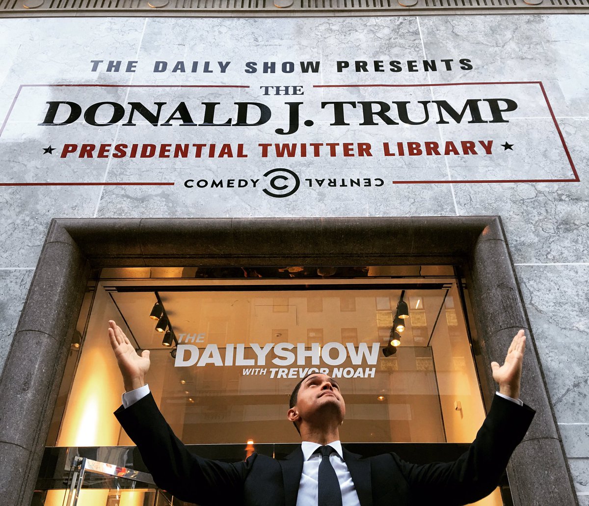 The Daily Show On Twitter The Donald J Trump Presidential Twitter Library Is Officially Open Dailyshowlibrary