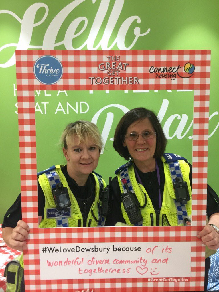 ThriveAtConnect's tweet photo. A big THANK YOU to everybody who joined us today at our #GreatGetTogether event. It proved that #WeLoveDewsbury &amp; that we have #MoreInCommon https://t.co/khAgG0QoEc