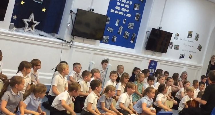 stgac5old's tweet photo. We really are enjoying learning about drumming and it was fantastic to share it on #BBCMusicDay yesterday @stgac5 @stgac6 @stgilesacad 🎶 https://t.co/85I4G0hBfL