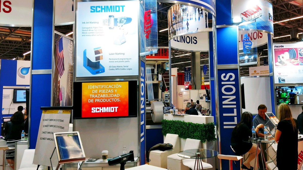SCHMIDTmarking's tweet photo. Had a great show at #EXPOPACK GUADALAJARA Booth 4150.  If you missed us visit us online https://t.co/0eGAc1rIsw #MakeItMarkIt https://t.co/UxTIK0y6fD