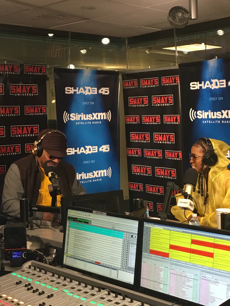 Me_Im_CeeJay's tweet photo. DeJ Loaf in the studio with Sway #NoFear available now!!! https://t.co/awDwtQCpGZ