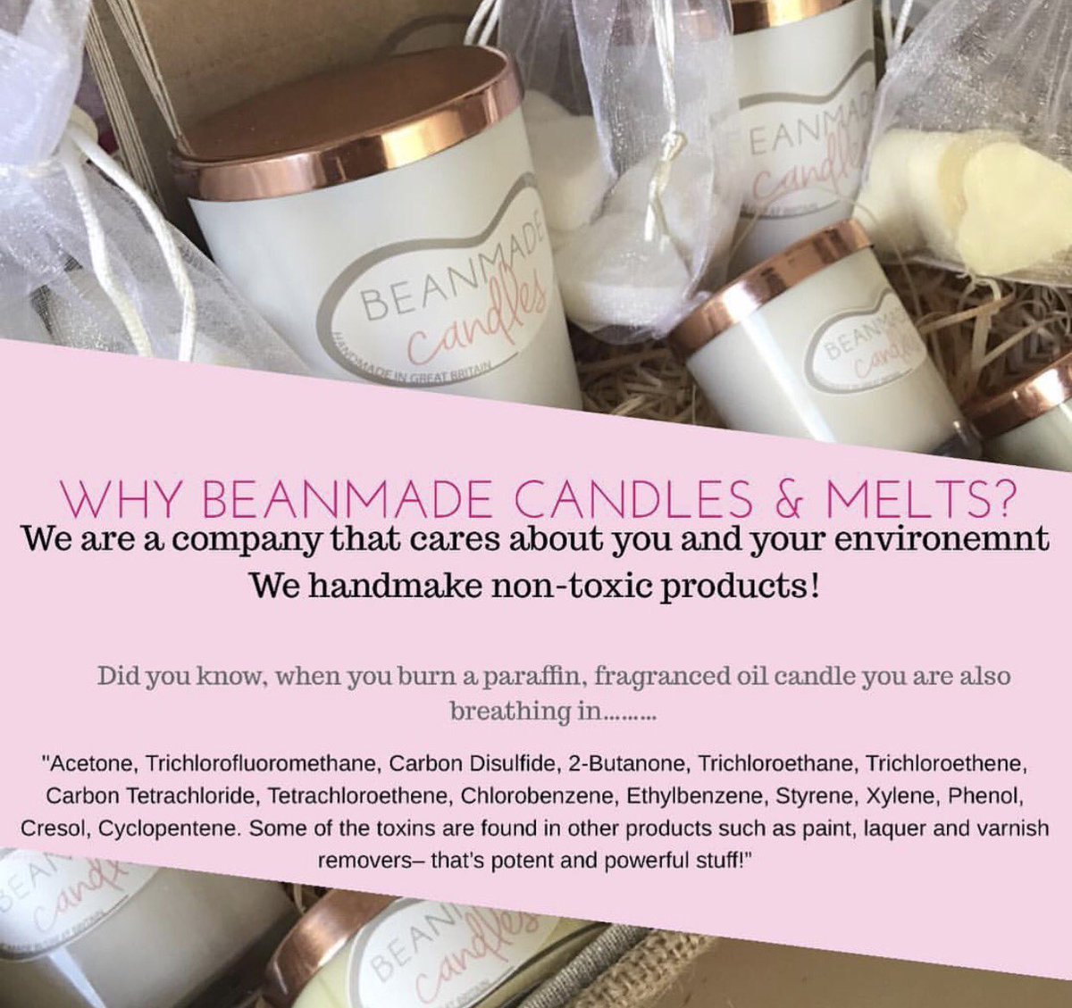 Beanmade_candle's tweet photo. Please start to look after yourself!#care #health #wellbeing #natural #nontoxic #cleanair #fresh #scentedcandles https://t.co/MtAYnOyn4U https://t.co/ZrHFtp3vSU
