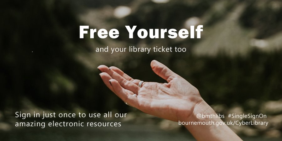 Bmthlibs's tweet photo. Sign in just once to access all our amazing electronic resources
#cyberlibrary #SingleSignOn https://t.co/OU1JAsvGBe https://t.co/znA2eWJYDL