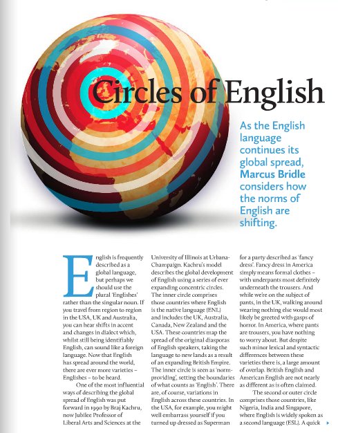 Babelzine's tweet photo. As English spreads across the globe, how are its norms changing?

Babel No1 on the circles of English - https://t.co/jLhoV2xp52 https://t.co/r9gn8iHnbt