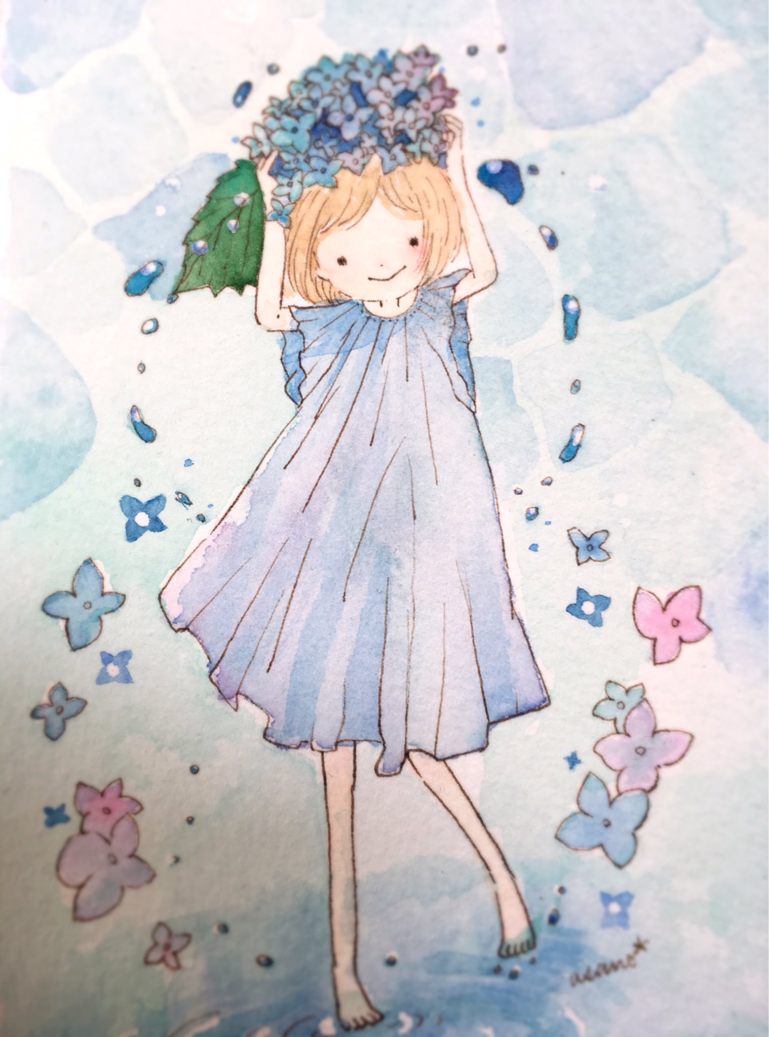 吉田麻乃 紫陽花がすごくすき 水彩画 水彩 紫陽花 アジサイ ドローイング イラストレーター イラスト 女の子 雨 T Co Lhuqermnfj Twitter 吉田麻乃 紫陽花がすごくすき 水彩画 水彩 紫陽花 アジサイ ドローイング イラストレーター イラスト 女の子 雨 T Co Lhuqermnfj Twitter