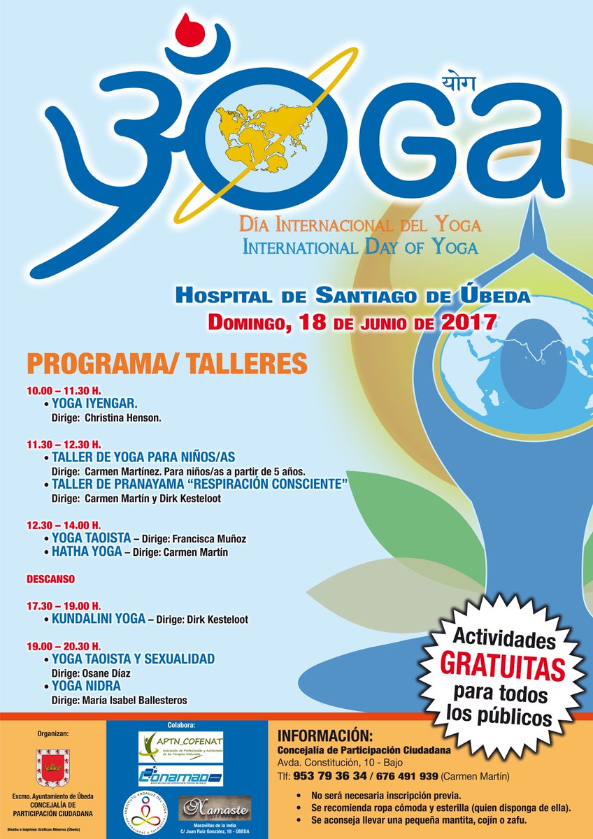 victorpm75's tweet photo. #Úbeda se adhiere al Día Internacional del Yoga #Yoga #YogaDay https://t.co/Sp06N8yoLX