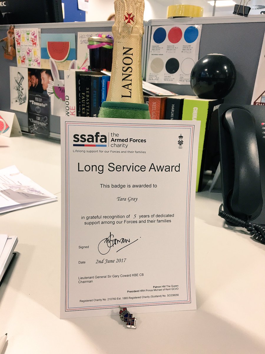 TaraTheGray's tweet image. Can't believe I've been working at @SSAFA for 5 years! Feel proud to have worked on some amazing campaigns with incredibly talented people❤️