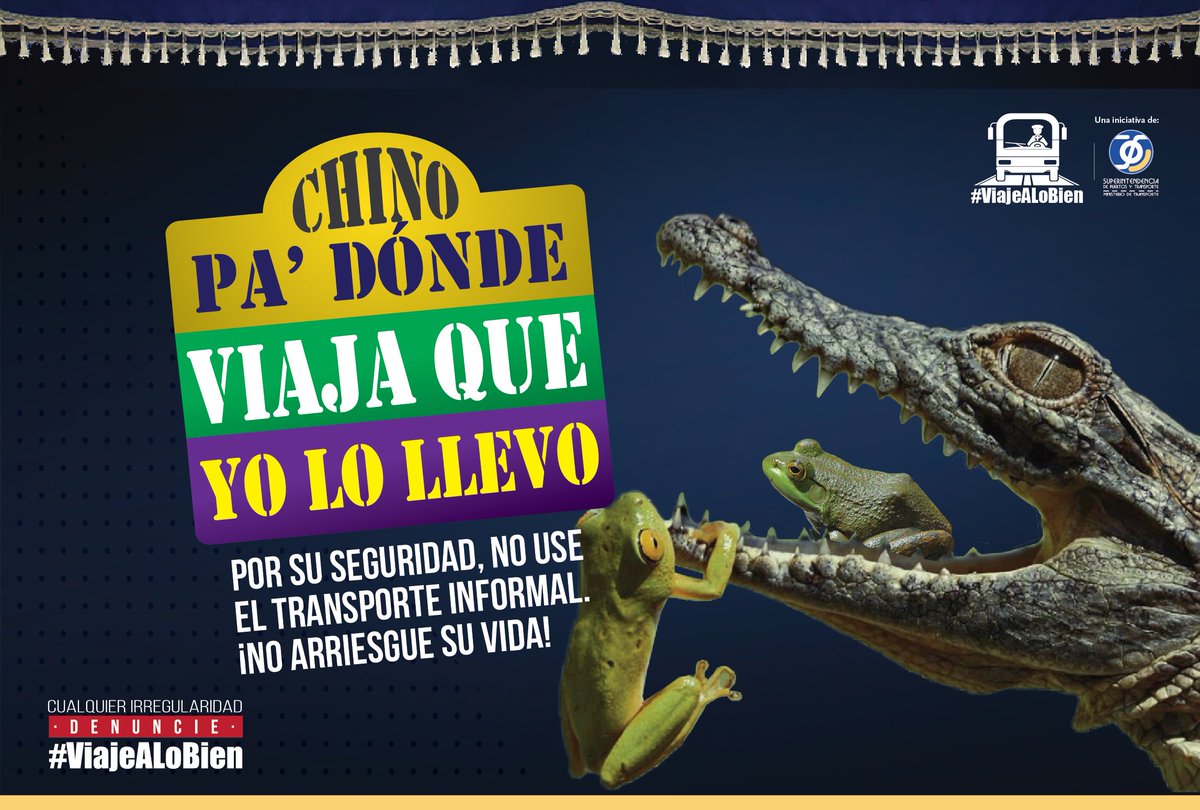 SotraRetiro's tweet photo. ¿Se ha preguntado quién responde en caso de accidente en el transporte informal? Domine su instinto animal y #ViajeALoBien @Supertransporte https://t.co/Wjw8P7HfWc