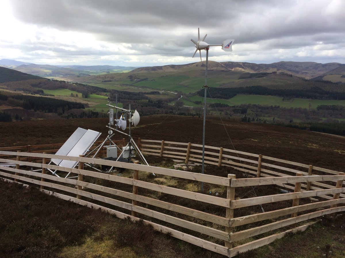 midsummerenergy's tweet photo. Our 250W solar panels being used by Stobo Dawyck Community Network in the Scottish Borders - broadband solution for 25 local homes &amp; offices https://t.co/XpjeIr4Biv