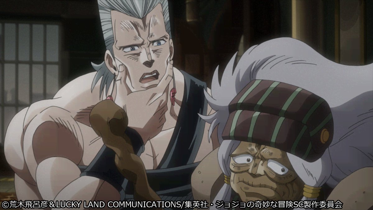 Abemaアニメ アベアニ Twitter પર アニメ 本日のjojo ポルナレフ 今度はトイレで大ピンチ エンヤ婆のスタンド 正義 に操られた死体達がポルナレフを追い詰める ジョジョの奇妙な冒険 スターダストクルセイダース 月 金夜10時より放送中 視聴はコチラ