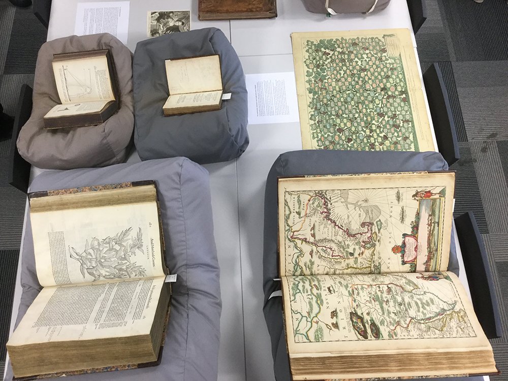 BrisUniSpColl's tweet image. Selected favourites/treasures from @BrisUniSpColl now on display on first floor of the ASSL #BristolOpenDay