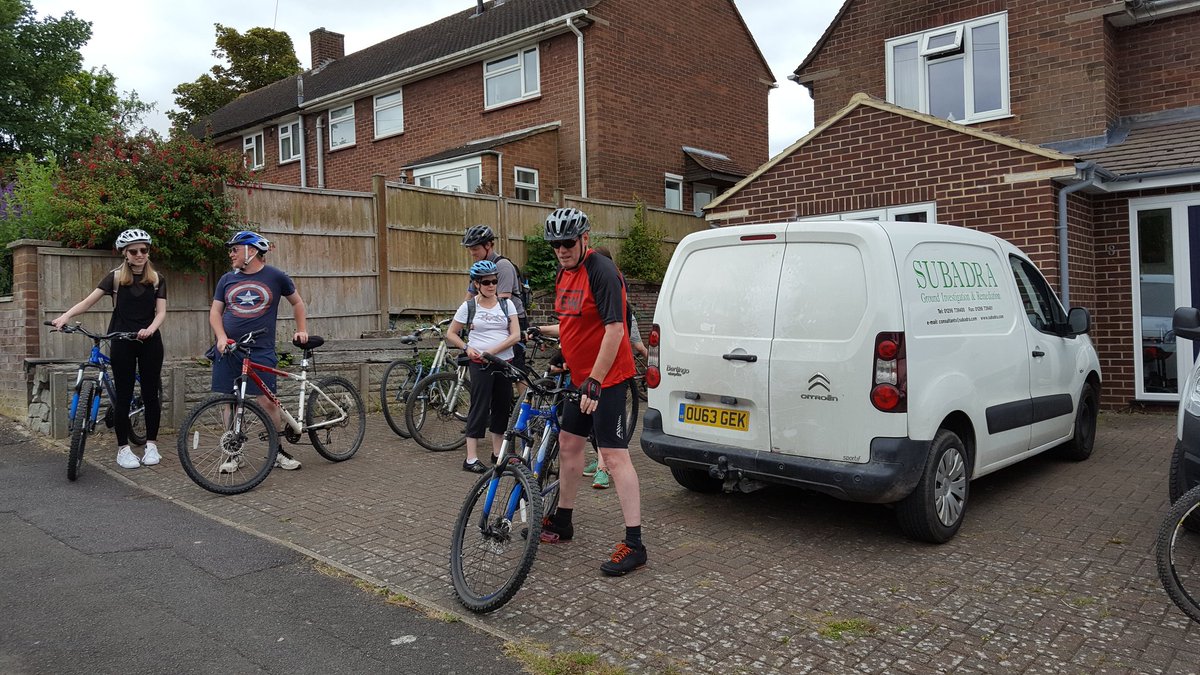 SubadraConsult's tweet photo. Day away from site work for the team. Cycling in the Chilterns... https://t.co/ImjEgUxl0M