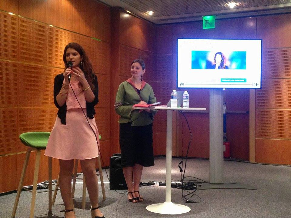 SocialBuilder's tweet photo. @MarleneSchiappa s'engage à"travailler sur la place des femmes dans le #numérique & valoriser celles qui entreprennent" #WIDE2017 #womenrock https://t.co/di6ftu0Vij