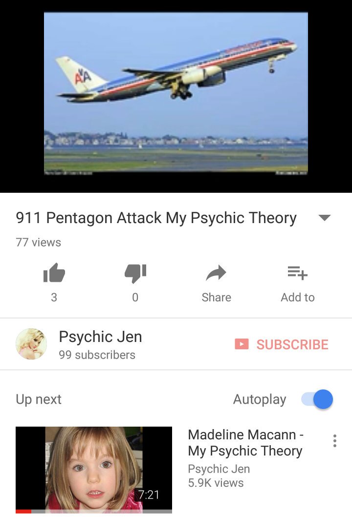 PsychicJens's tweet photo. 911 pentagon attack video now available to watch #YouTube https://t.co/lyoJgdTxoN