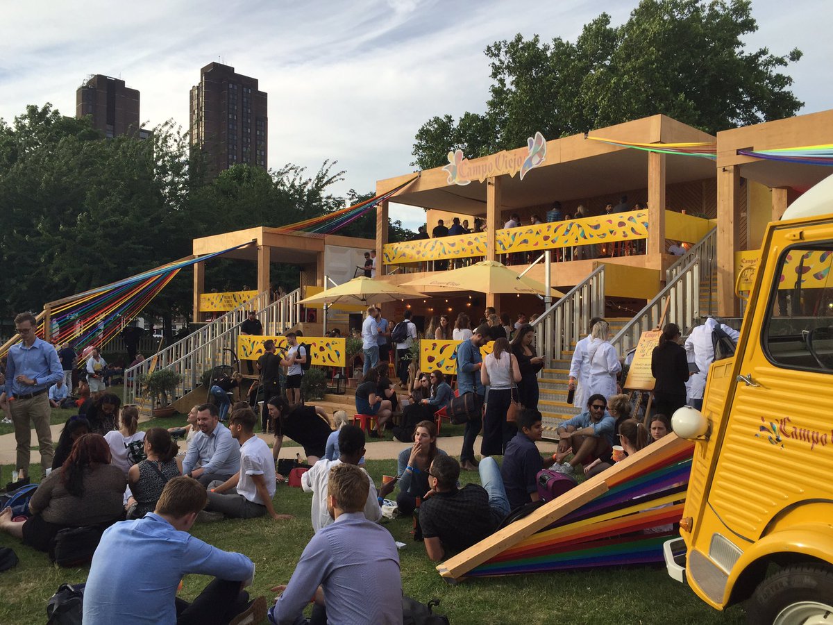 FedeLleonart's tweet photo. If in London go to @CampoViejoUK 's #SummerOfColour event this weekend at Waterloo Millenium Green and enjoy a glass of #campoviejo https://t.co/Kfpq9f4wsN