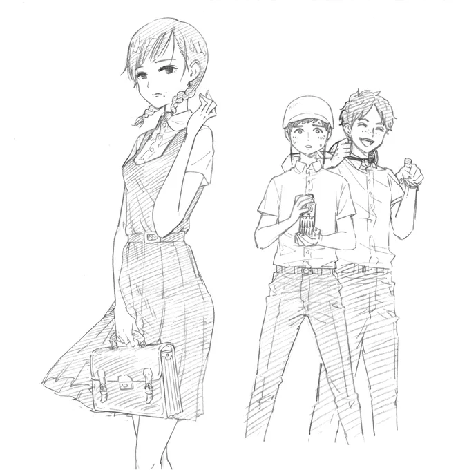 友人に教えてもらったKINCHOのラジオCM「金鳥少年」シリーズ。とても良いので絵を描いてみました。
高山さん…。https://t.co/Y76dY0eEWD 