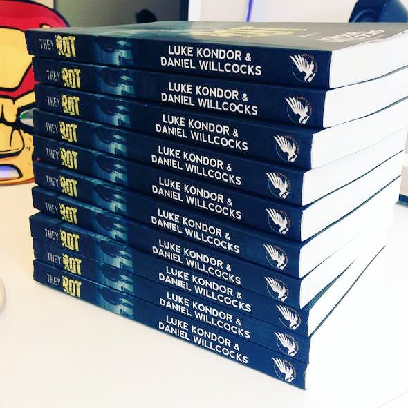 hawkandcleaver's tweet photo. Lovely stack of Rot. Anybody want one? We can sign and ship out! #TheyRot https://t.co/9bpAe9sGx6