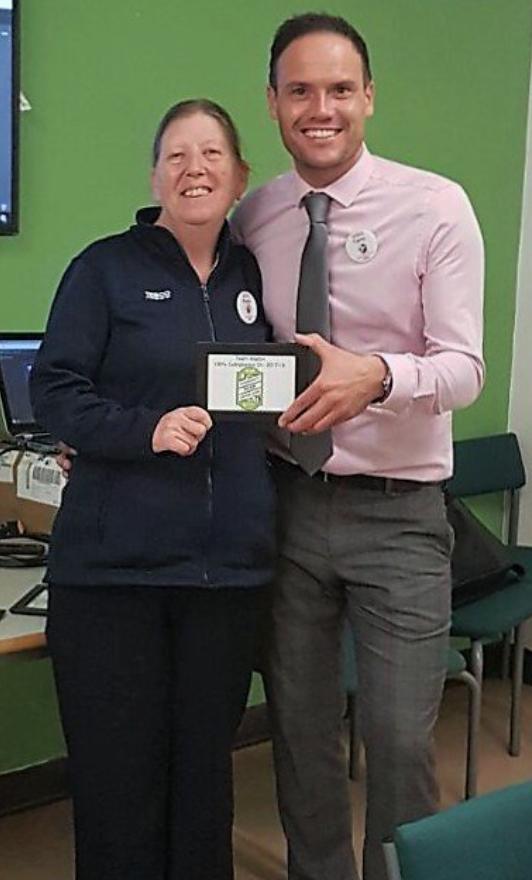 Congratulations to Paula &amp; Ian recognised today for their hard work on Community Food Collection😁👍 <a href="/S55JNP/">Stephen Potter</a>  <a href="/FareShareUK/">FareShare</a>  <a href="/FoodCloud/">FoodCloud</a>