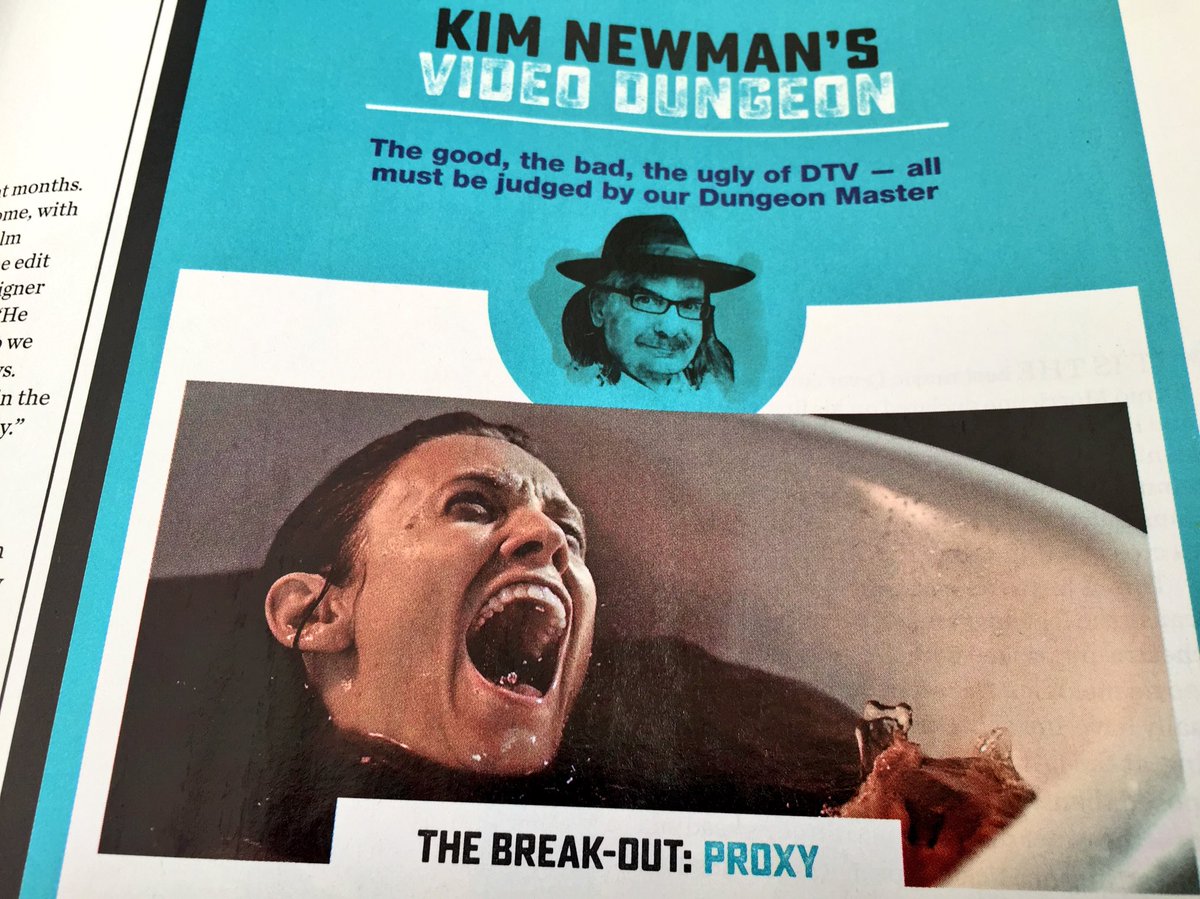 Shudder_UK's tweet photo. #FridayReads - @ParkerTheZack's @PROXY_Movie is @AnnoDracula's Video Dungeon break-out in @empiremagazine!
Watch it: https://t.co/AKb49syYRe https://t.co/I9a7DCp8an