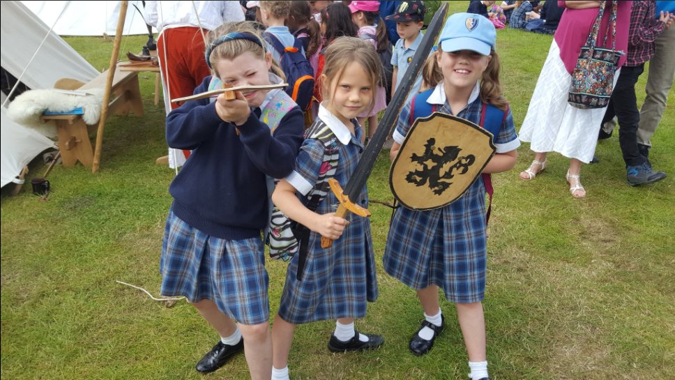 ISParent's tweet photo. *Don't mess with me!* Our #SchoolPicOfTheWeek comes from @MSJ_Prep, who clearly had lots of medieval fun at the Three Counties Show! https://t.co/ARVdWtfnxB